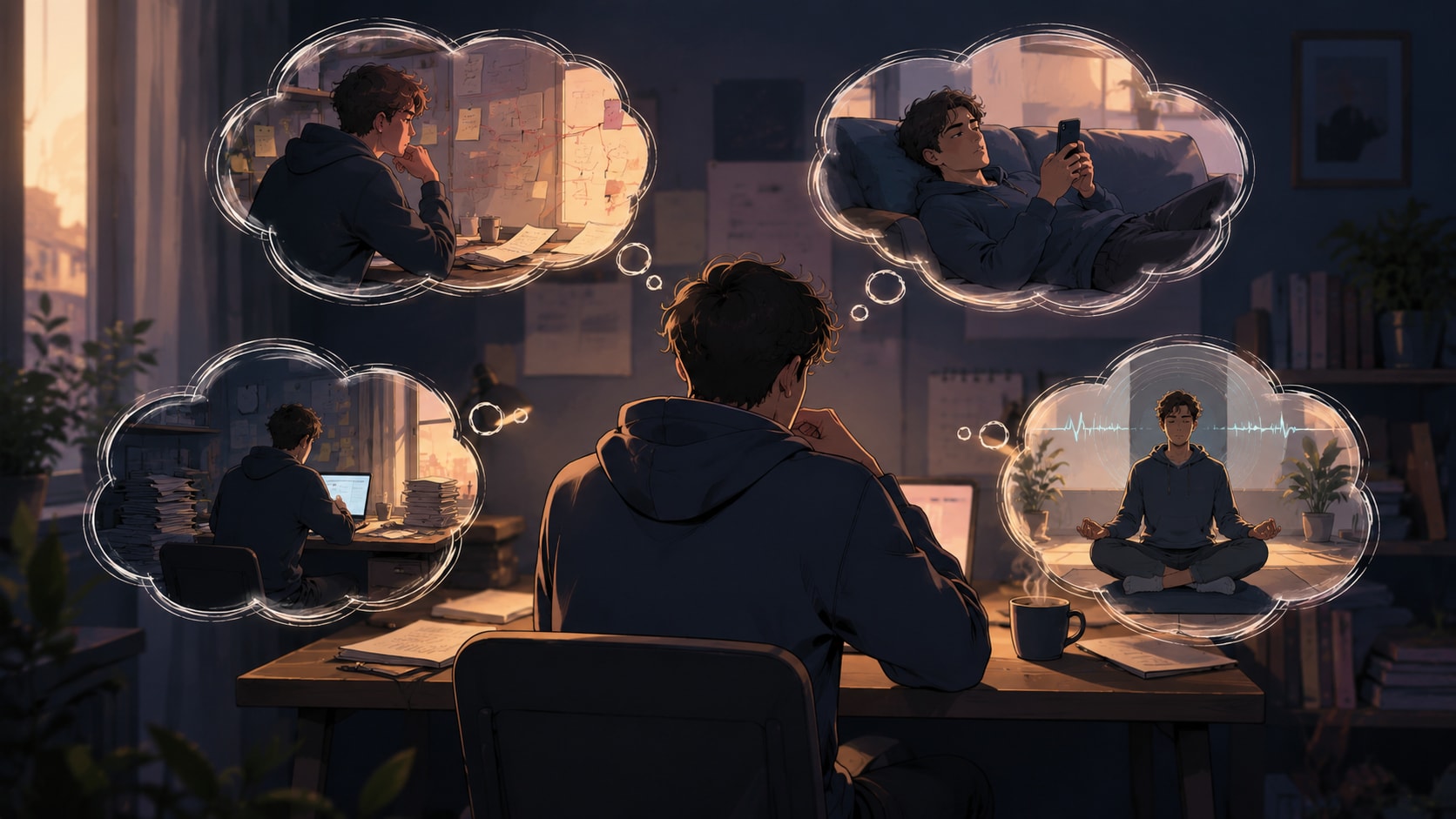 When you feel anxiety creeping in, what is your very first reaction? - Question Image
