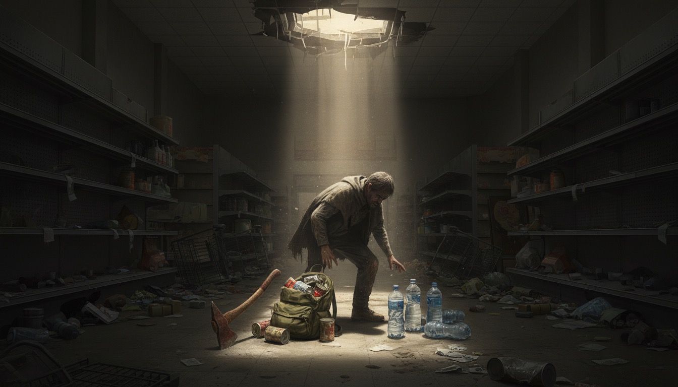 It's day one. You have 60 seconds in a supermarket. You can only grab three things. You take: - Question Image