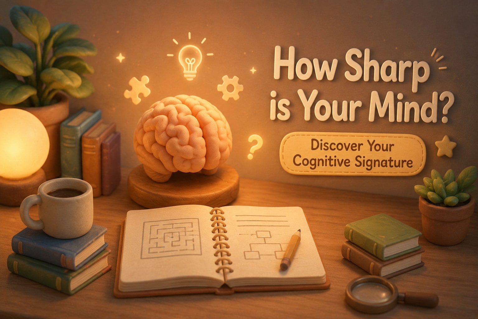How Sharp is Your Mind? Discover Your Cognitive Signature - Personality Tests Quiz Cover