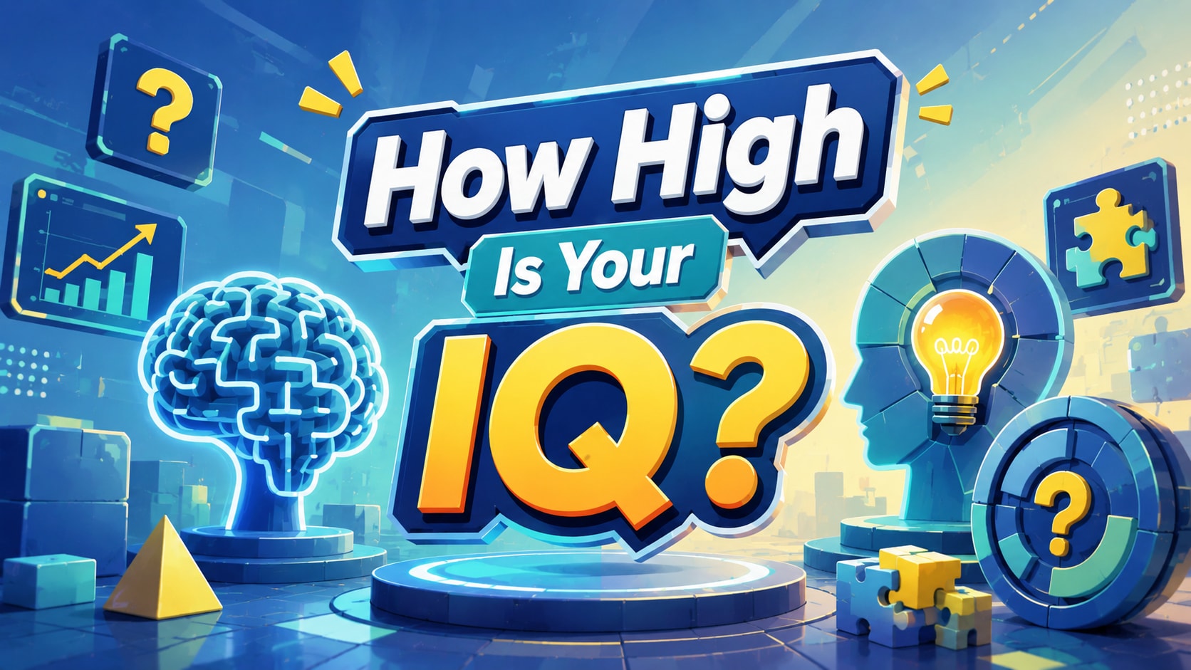 How High Is Your IQ? - Personality Tests Quiz Cover