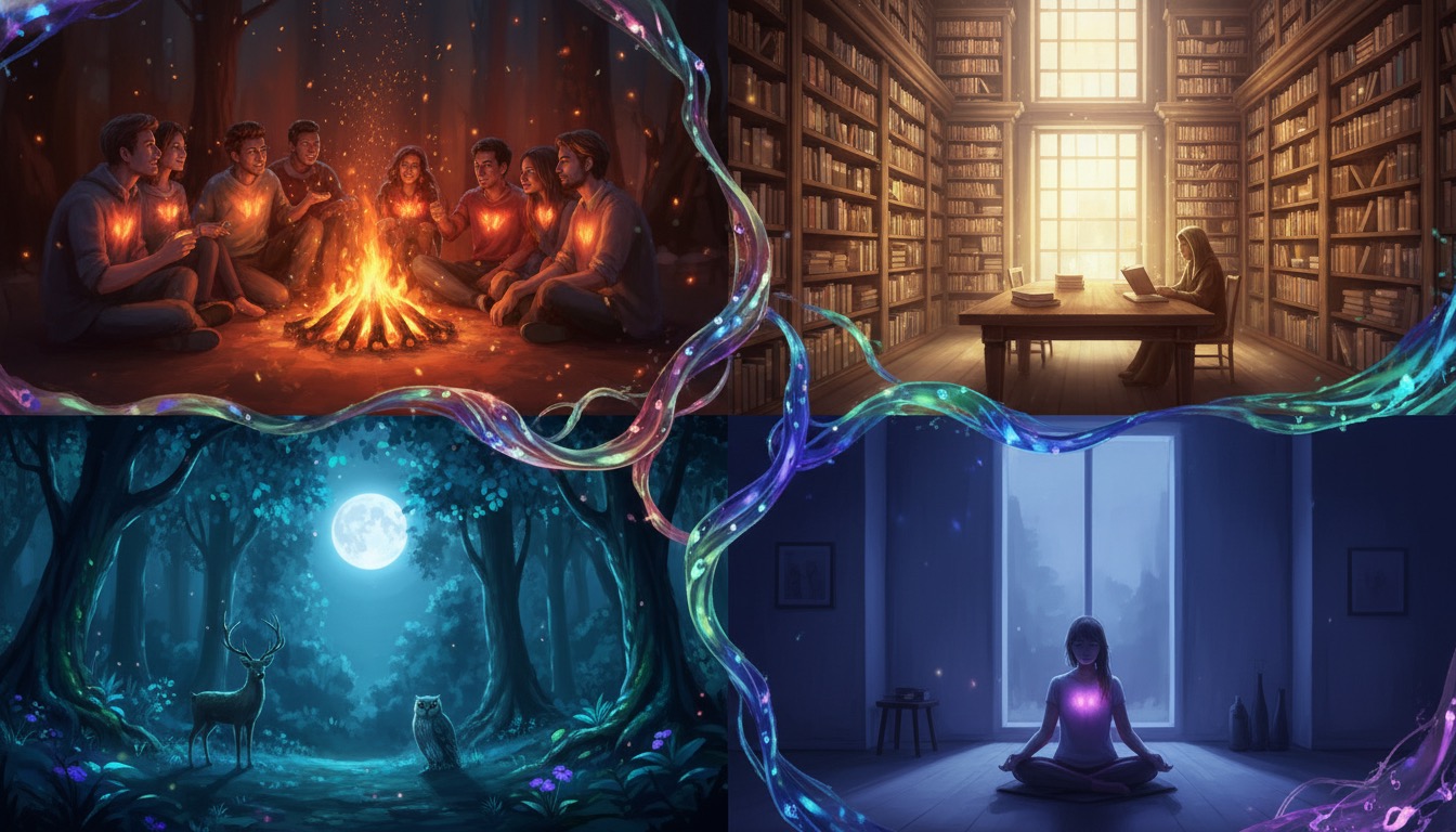 When you close your eyes and imagine a safe space, you see: - Question Image