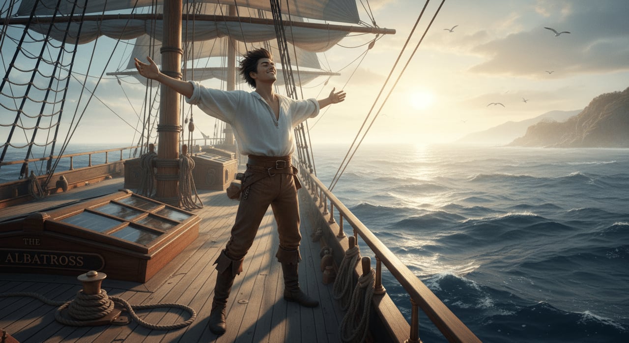 Which iconic movie character famously declared, 'I'm the king of the world!' during a pivotal scene? - Question Image