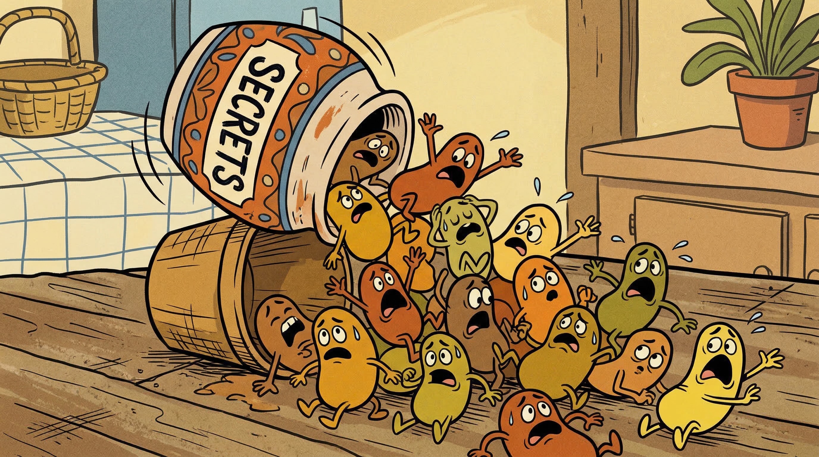 In Southern slang, what's the hidden story when you 'spill the beans'? - Question Image