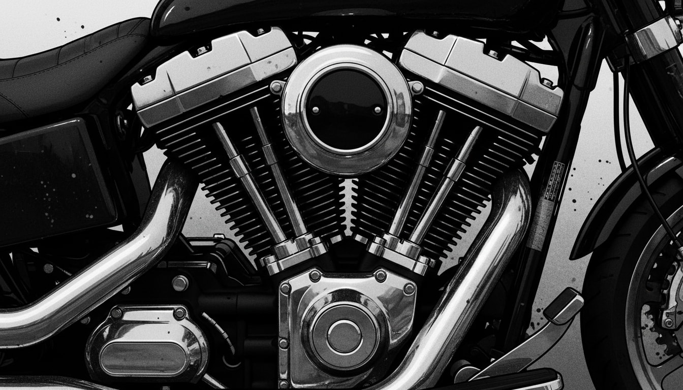 What engine layout is the thumping heart of most classic Harley-Davidson motorcycles? - Question Image