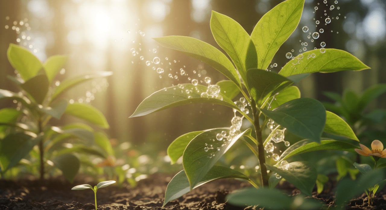 What is the primary function of photosynthesis in plants, converting light energy into chemical energy? - Question Image