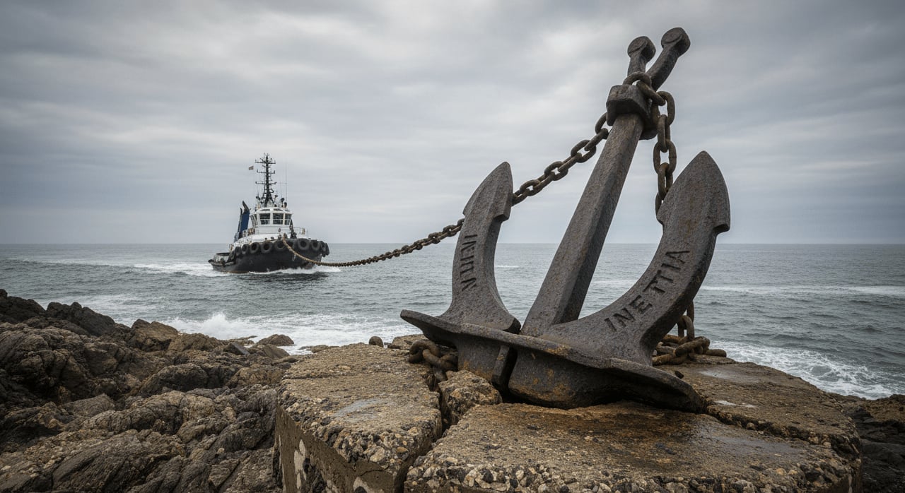 What fundamental concept describes an object's resistance to changes in its state of motion or rest? - Question Image