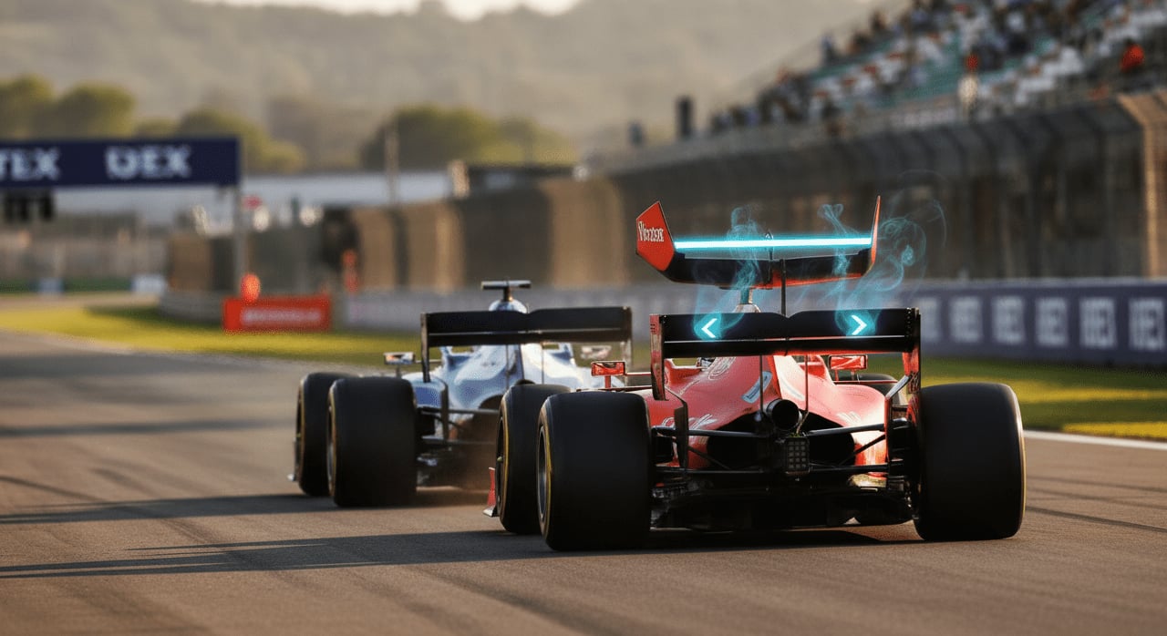 What is the primary purpose of DRS (Drag Reduction System) in Formula 1 racing? - Question Image