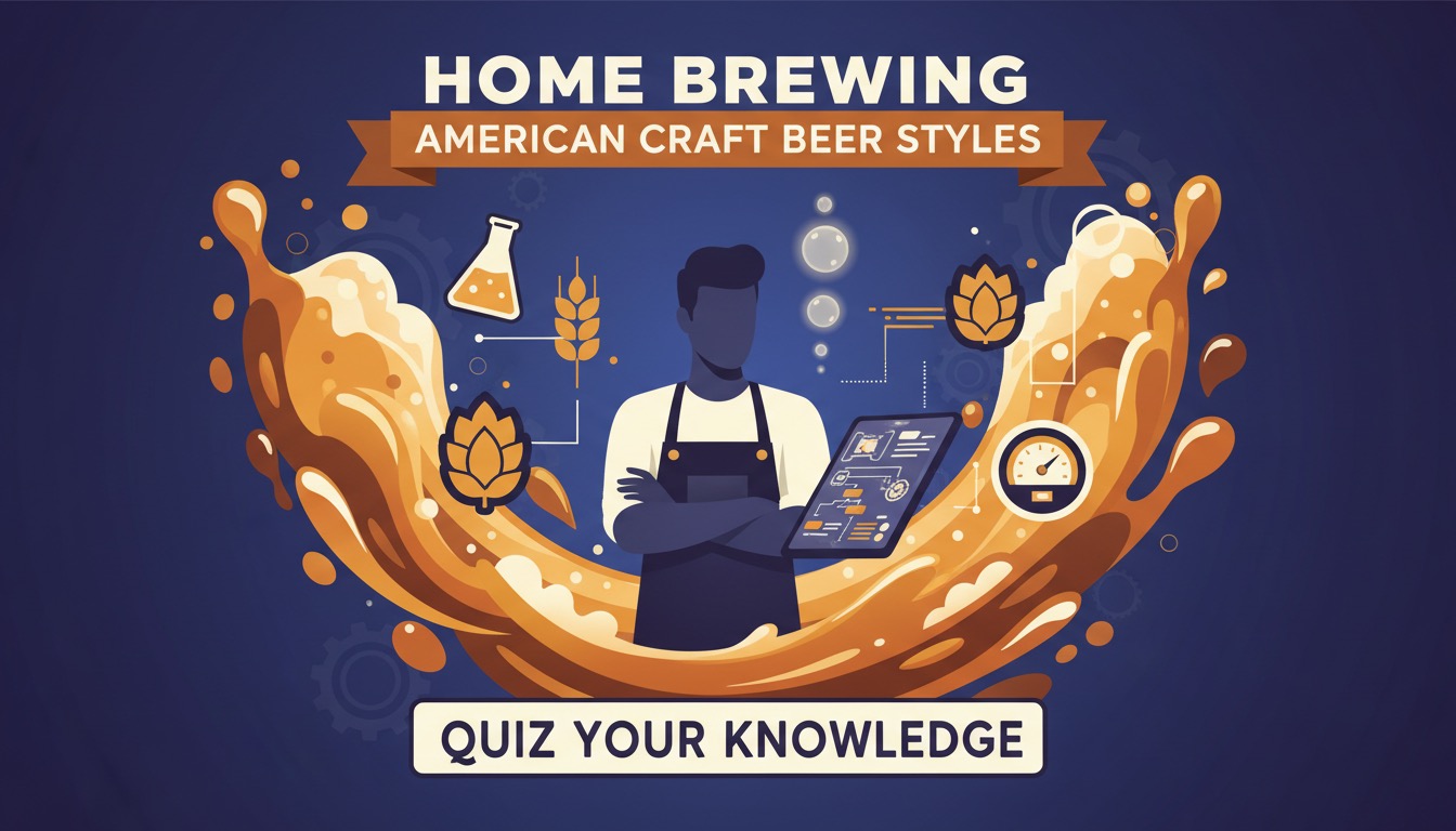 Hop into Homebrewing: Your American Craft Beer Style Mastery Quiz! - Craft & Build Quiz Cover