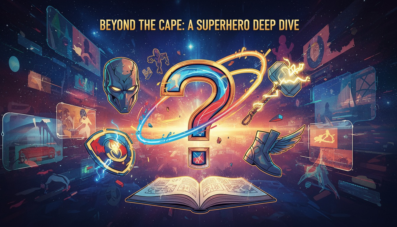 Beyond the Cape: A Superhero Deep Dive - Featured Quiz Cover