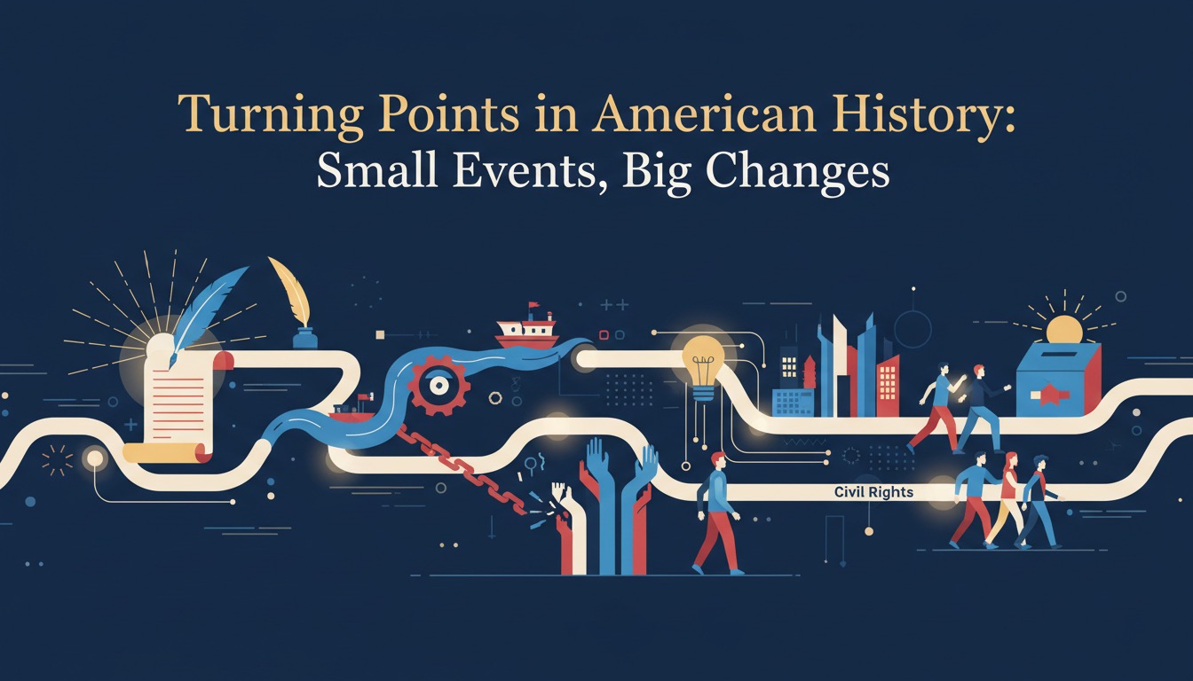 Turning Points in American History: Small Events, Big Changes