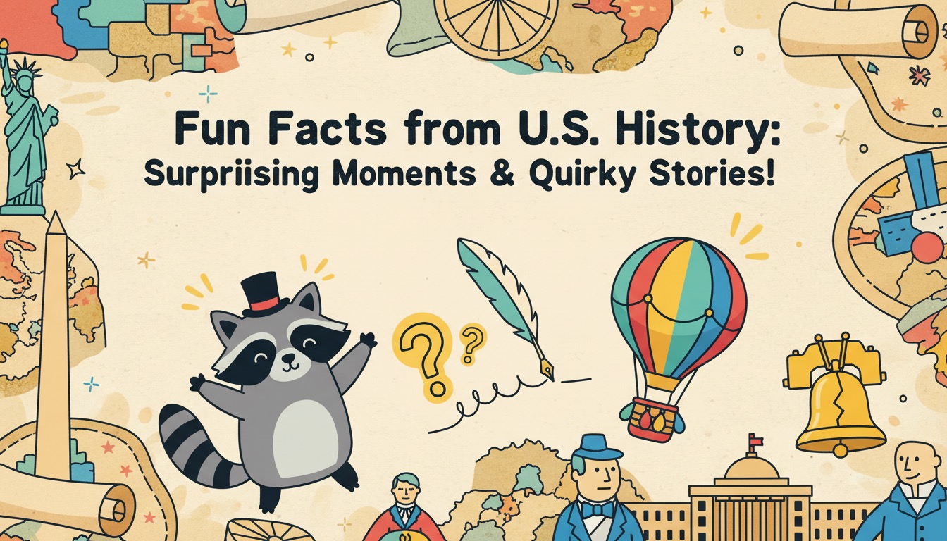 Fun Facts from U.S. History: Surprising Moments & Quirky Stories! -  Quiz Cover