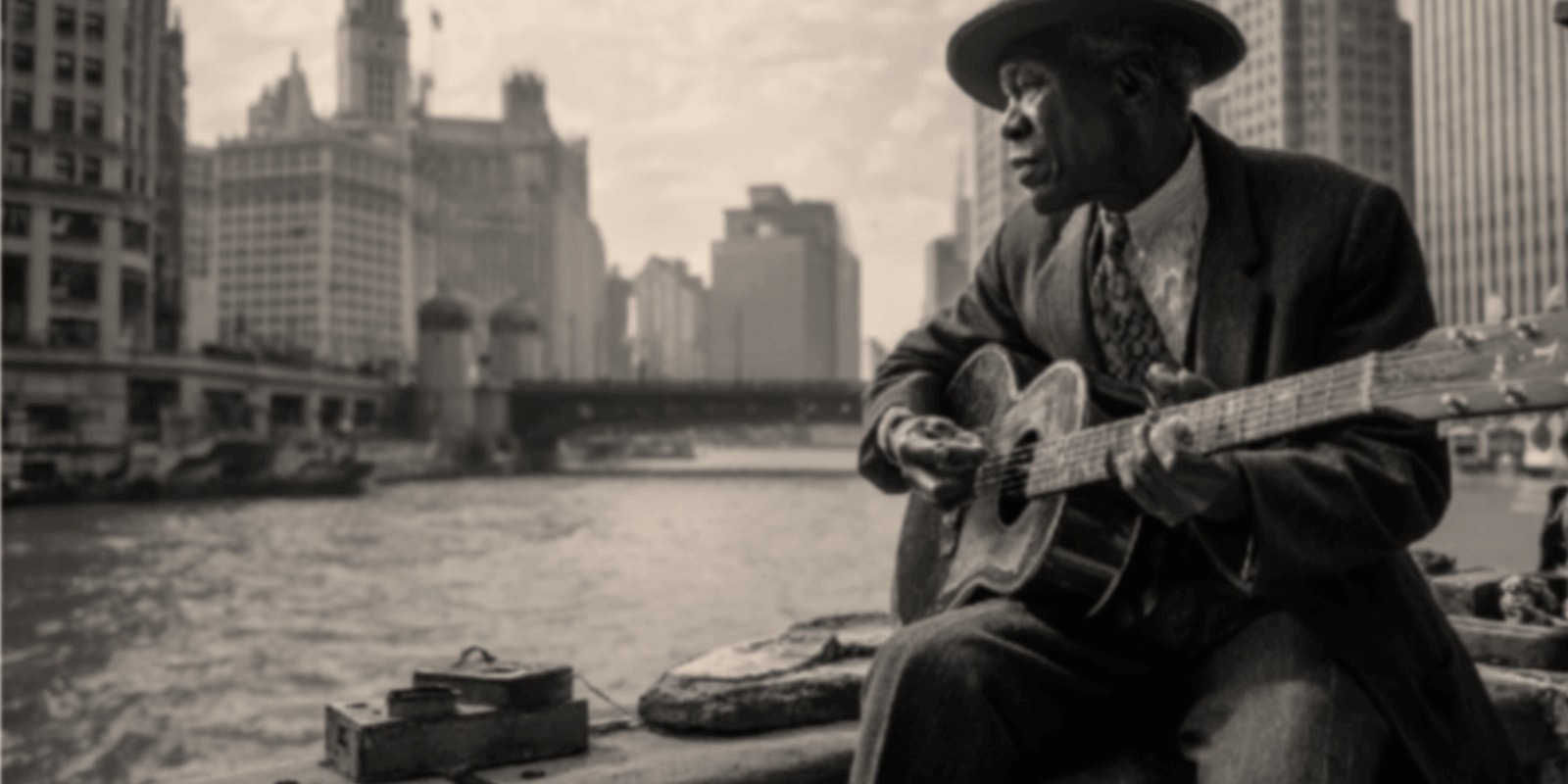 Electrified Roots: The Delta to Chicago Blues Migration Quiz - Music Quiz Cover