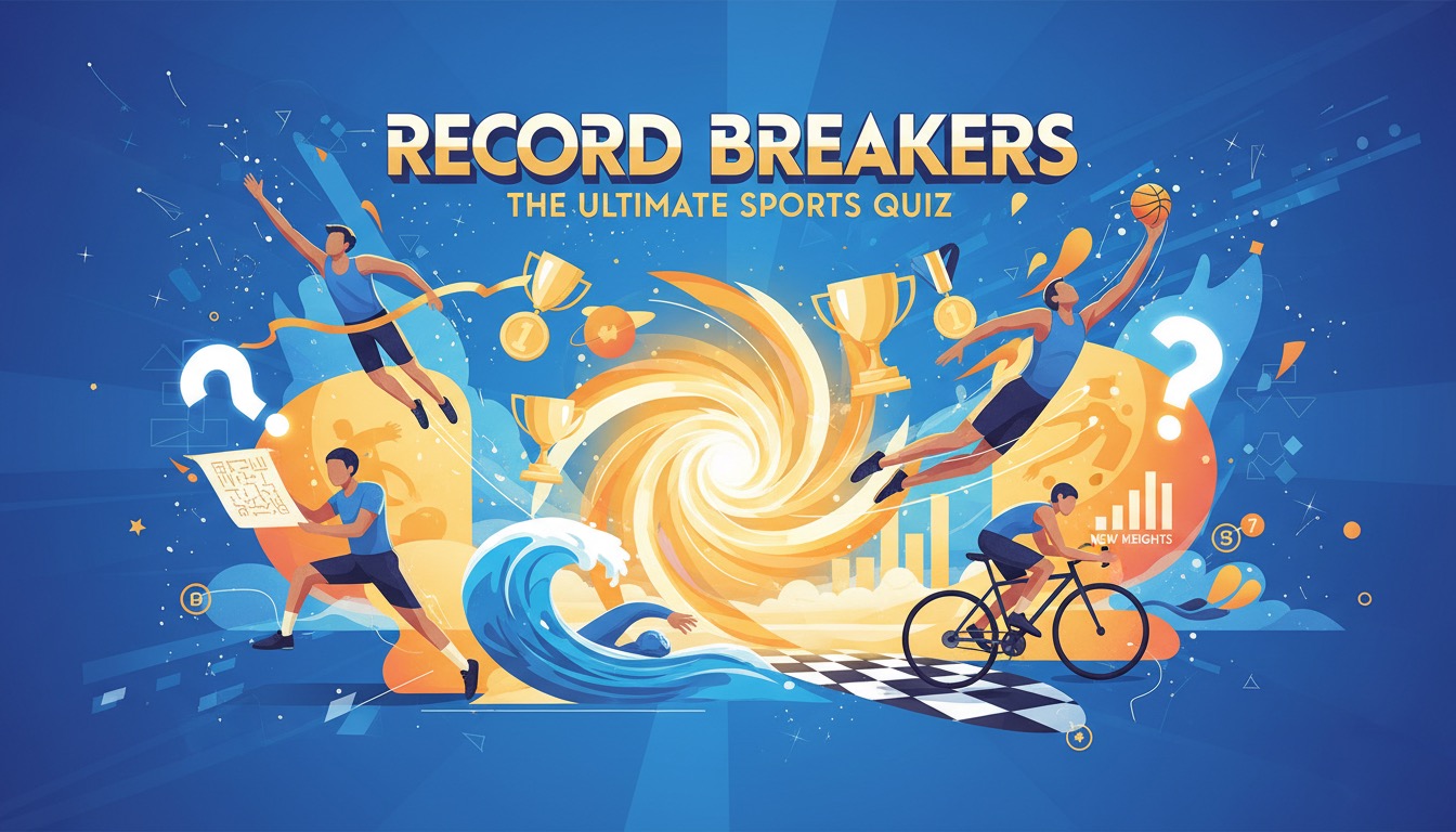 Record Breakers: The Ultimate Sports Quiz -  Quiz Cover