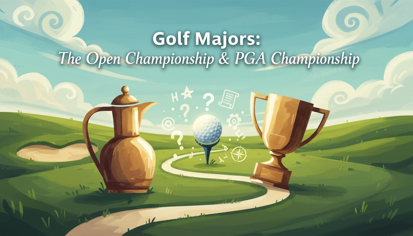 Golf Majors:The Open Championship & PGA Championship - Sports Quiz Cover